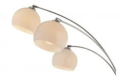 KHG Bogenleuchte, 3-flammig, chrom mit weißem Schirmen -Innenleuchten Verkaufsladen 11685275 1 202006091055