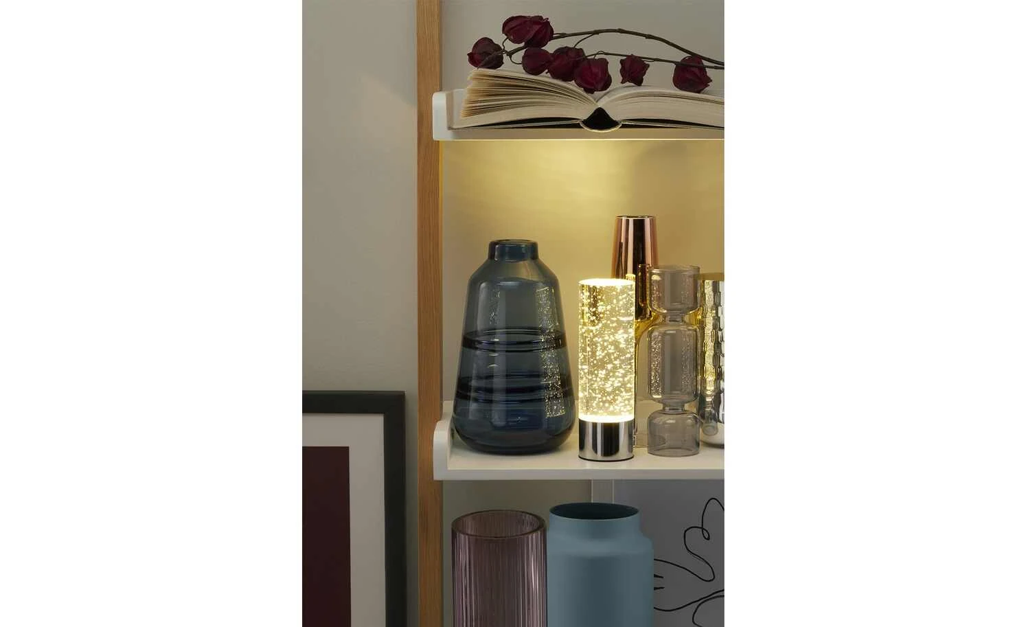 for friends LED-Tischleuchte, Acryl-Glas mit Blaseneinschlüßen 1 for friends LED-Tischleuchte, Acryl-Glas mit Blaseneinschlüßen