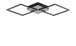 KHG LED-Deckenleuchte, 2-flammig, schwarz/chrom -Innenleuchten Verkaufsladen 11685298 3 202007080957