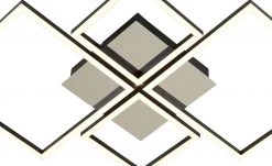 KHG LED-Deckenleuchte, 4-flammig, schwarz/chrom -Innenleuchten Verkaufsladen 11685299 5 202007080957