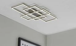 KHG LED-Deckenleuchte, 3-flammig, Aluminium gebürstet -Innenleuchten Verkaufsladen 11685301 2 202006091056