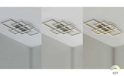 KHG LED-Deckenleuchte, 3-flammig, Aluminium gebürstet