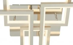 KHG LED-Deckenleuchte, 4-flammig, chrom, ´eckig´ 7 KHG LED-Deckenleuchte, 4-flammig, chrom, ´eckig´ -Innenleuchten Verkaufsladen 11685306 4 202006091055