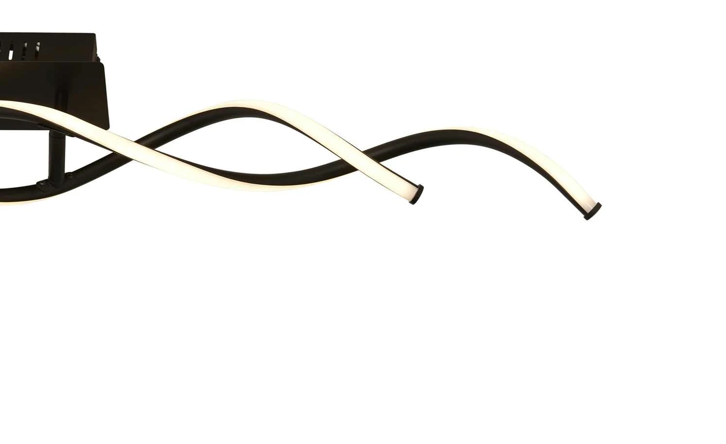 Meisterleuchten LED-Deckenleuchte, 2-flamiig, schwarz `gedreht´ 3 Meisterleuchten LED-Deckenleuchte, 2-flamiig, schwarz `gedreht´ – Bild 3