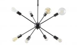 HOME STORY Pendelleuchte, 8-flammig, schwarz `Retro` -Innenleuchten Verkaufsladen 11685376 3 202011122249