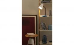 KHG Tischleuchte, 1-flammig, blau/weiß