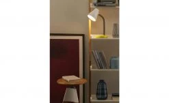 KHG Tischleuchte, 1-flammig, gelb/weiß