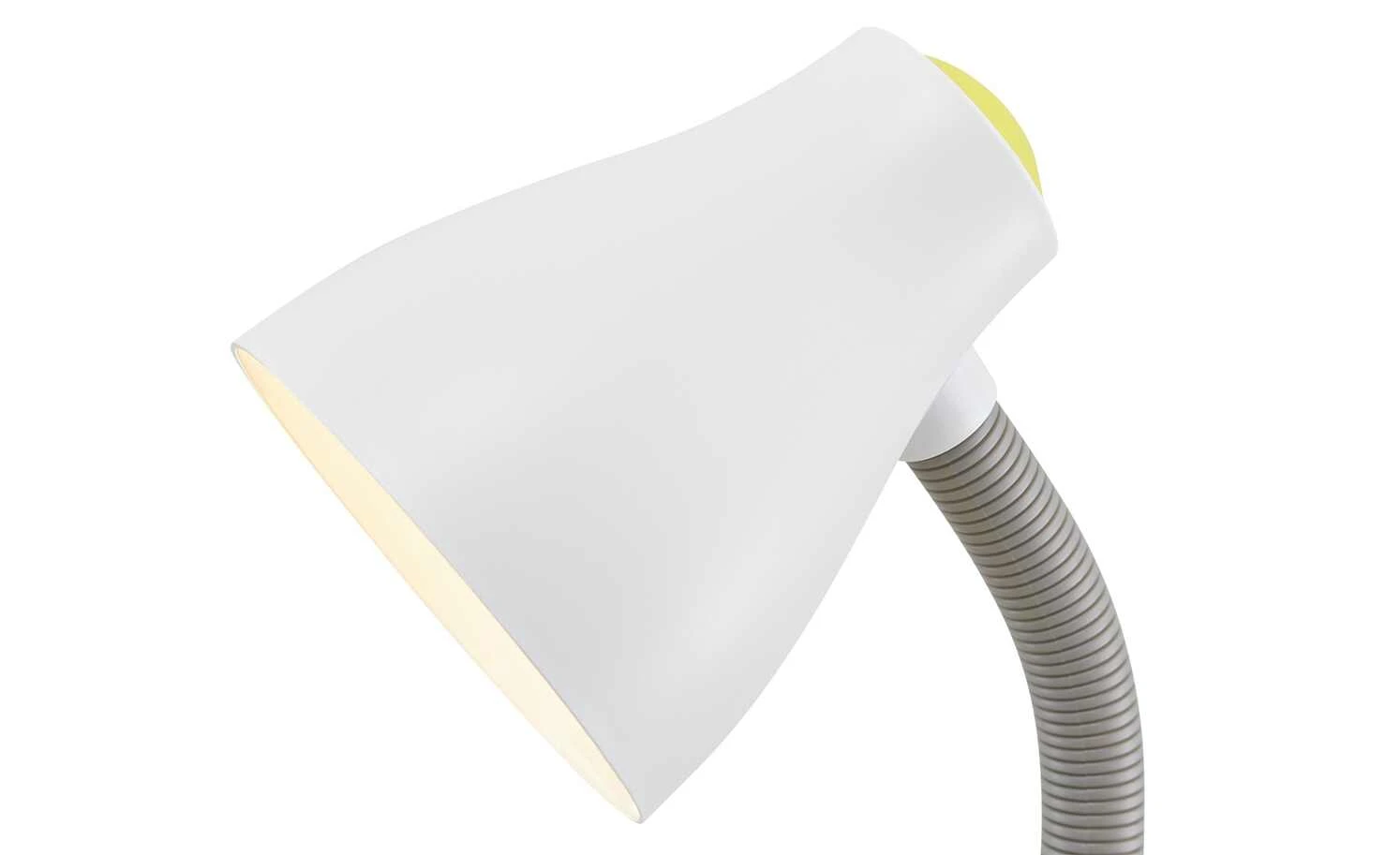 KHG Tischleuchte, 1-flammig, gelb/weiß 4 KHG Tischleuchte, 1-flammig, gelb/weiß – Bild 4