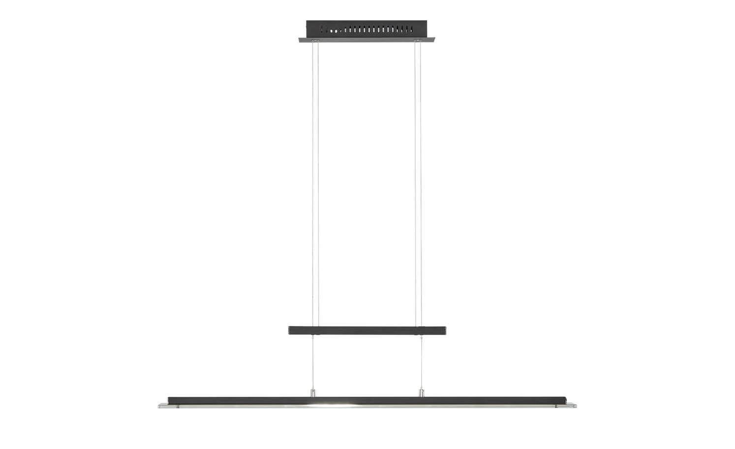 Fischer-Honsel LED-Pendelleuchte, schwarz-matt/Rauchglas 12 Fischer-Honsel LED-Pendelleuchte, schwarz-matt/Rauchglas – Bild 12