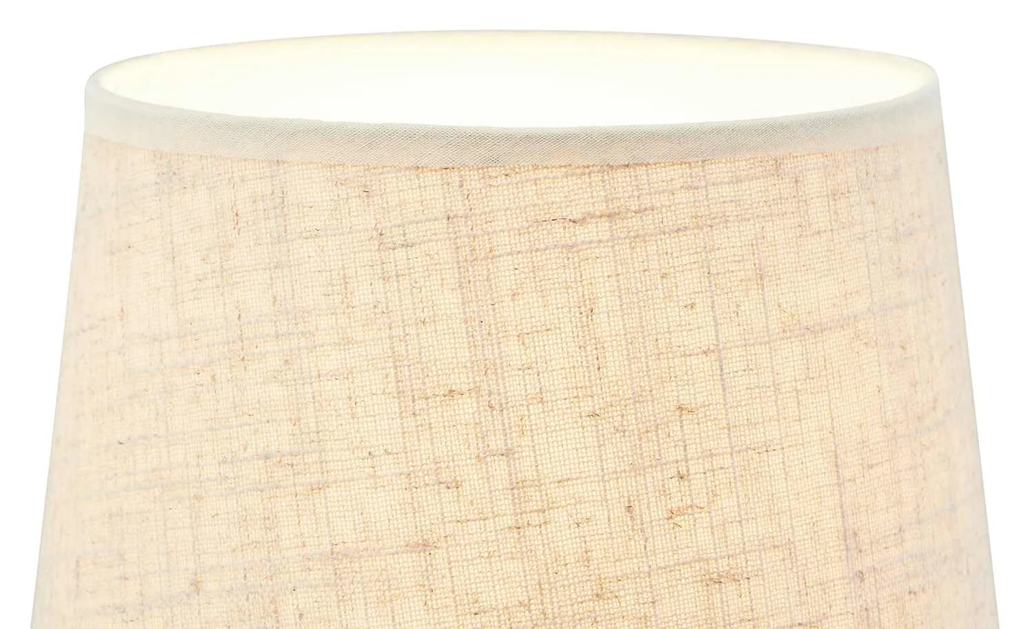 KHG Keramik-Tischleuchte, 1-flammig in Korboptik 4 KHG Keramik-Tischleuchte, 1-flammig in Korboptik – Bild 4