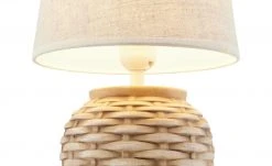 KHG Keramik-Tischleuchte, 1-flammig in Korboptik 9 KHG Keramik-Tischleuchte, 1-flammig in Korboptik -Innenleuchten Verkaufsladen 11685468 4 202010200742