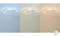 Meisterleuchten LED-Deckenleuchte, weiß, ´Quadrate` -Innenleuchten Verkaufsladen 11685526 4 202103051240