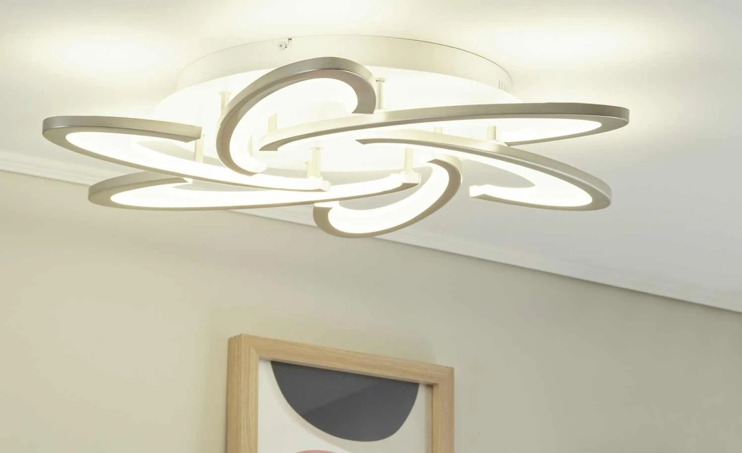 Meisterleuchten LED-Deckenleuchte, 6-flammig, weiß 4 Meisterleuchten LED-Deckenleuchte, 6-flammig, weiß – Bild 4