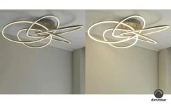 Meisterleuchten LED-Deckenleuchte, Nickel-matt