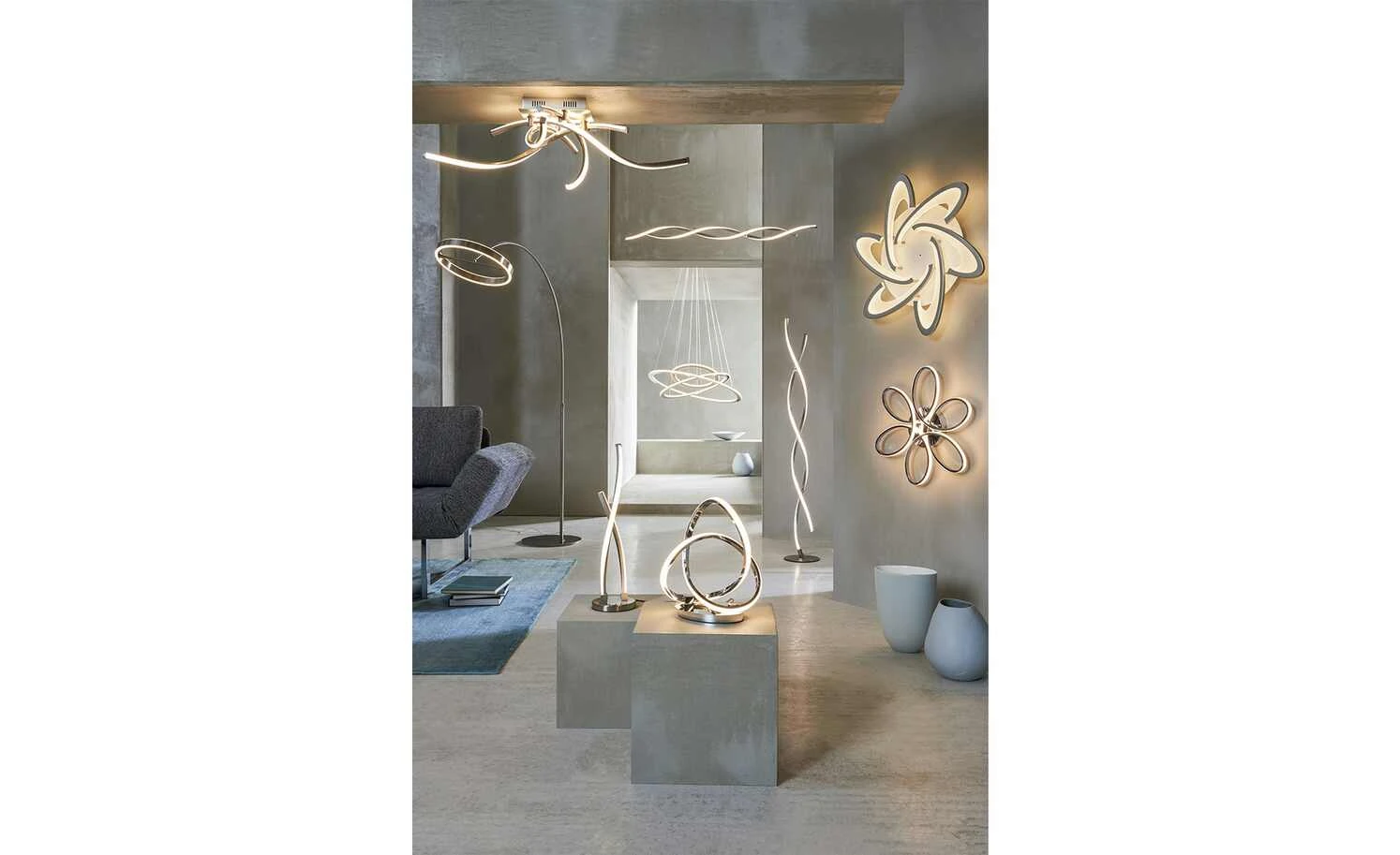 Meisterleuchten LED-Deckenleuchte, chrom 1 Meisterleuchten LED-Deckenleuchte, chrom