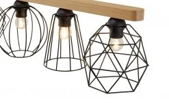 Pendelleuchte, 6-flammig, Eiche/ Metall -Innenleuchten Verkaufsladen 11685626 4 202010200244