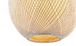 KHG Pendelleuchte, 1-flammig, Bambusfaser gewebt -Innenleuchten Verkaufsladen 11685631 1 202103011934