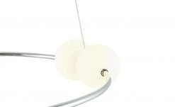 Meisterleuchten LED-Pendelleuchte, 6-flammig, chrom / weiß -Innenleuchten Verkaufsladen 11685700 2 202109141233