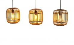Pendelleuchte 3-flammig, Bambusschirm -Innenleuchten Verkaufsladen 11685724 2 202009260953