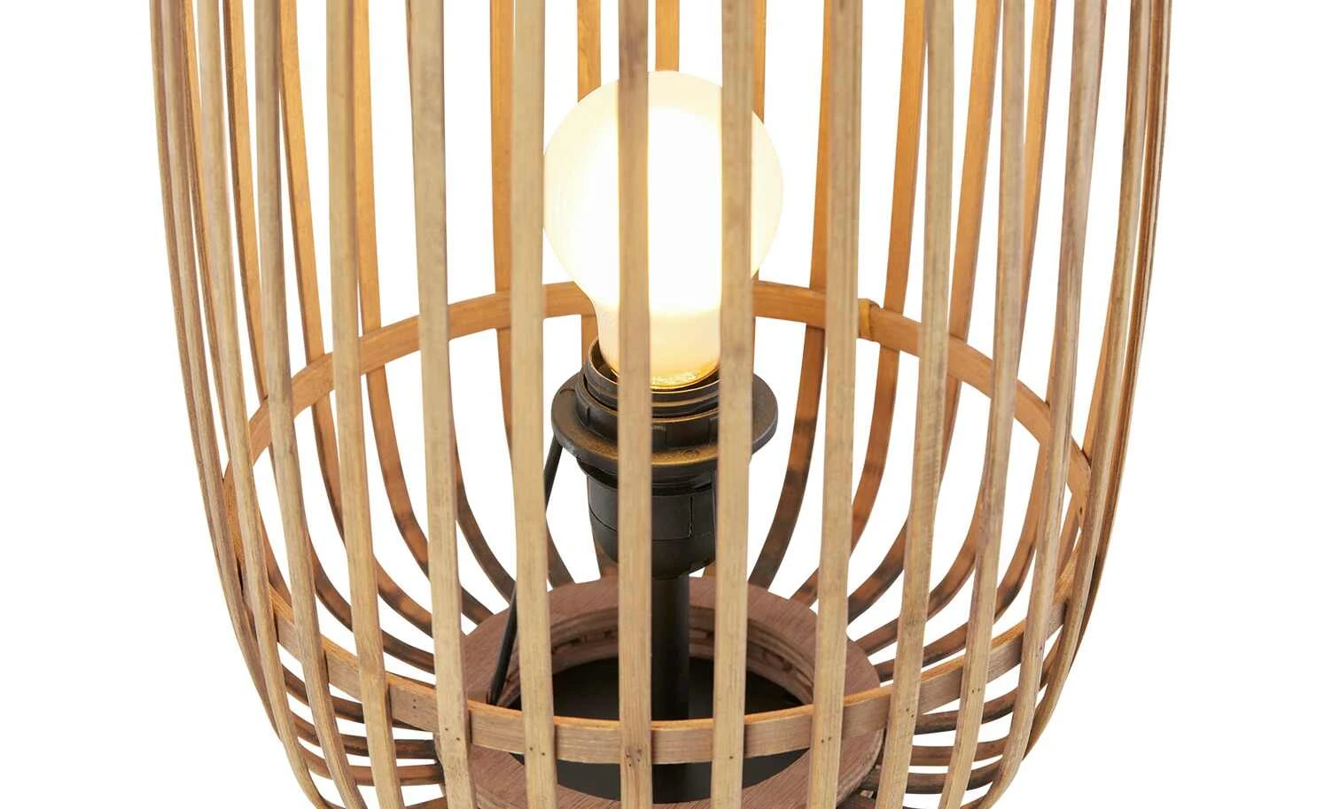 Stehleuchte, 1-flammig, Bambusschirm 10 Stehleuchte, 1-flammig, Bambusschirm – Bild 10