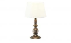 Tischleuchte, 1-flammig, Stoffschirm creme `klein´ | 33|cm -Innenleuchten Verkaufsladen 11685730 7 202008202250