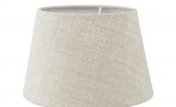 Tischleuchte, 1-flammig, Stoffschirm grau `klein´ | 33|cm -Innenleuchten Verkaufsladen 11685733 2 202008202250