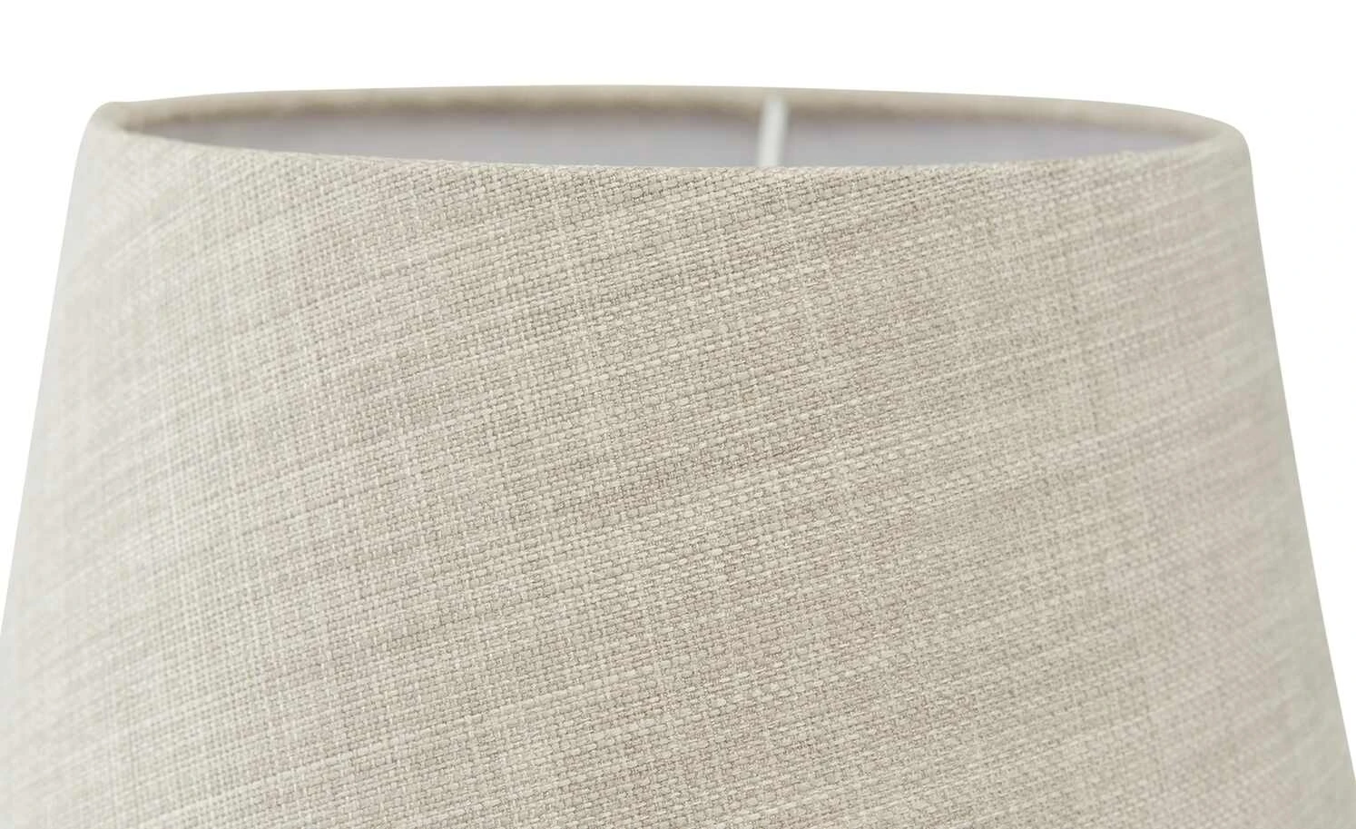 Tischleuchte, 1-flammig, Stoffschirm grau `mittel´ | 41|cm 4 Tischleuchte, 1-flammig, Stoffschirm grau `mittel´ | 41|cm – Bild 4