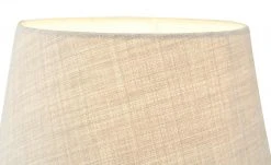 Tischleuchte, 1-flammig, Stoffschirm grau `mittel´ | 41|cm 11 Tischleuchte, 1-flammig, Stoffschirm grau `mittel´ | 41|cm -Innenleuchten Verkaufsladen 11685734 4 202008202250