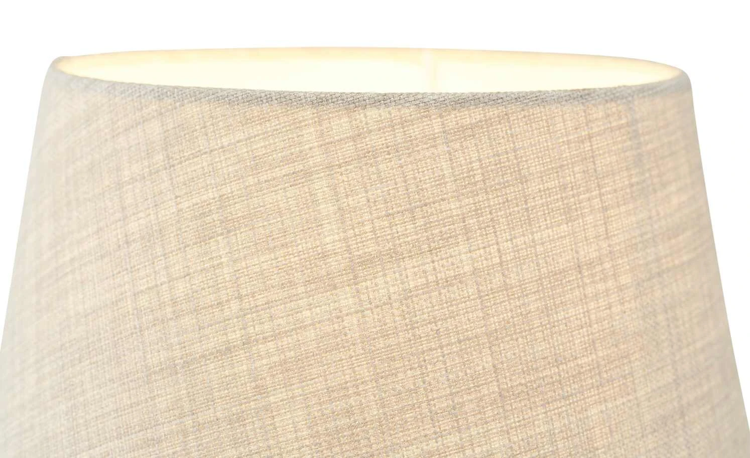 Tischleuchte, 1-flammig, Stoffschirm grau `mittel´ | 41|cm 5 Tischleuchte, 1-flammig, Stoffschirm grau `mittel´ | 41|cm – Bild 5