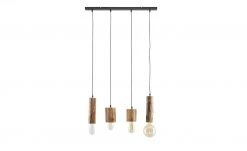 Pendelleuchte, 4-flammig, Eukalyptus-Holz -Innenleuchten Verkaufsladen 11685744 5 202101182236