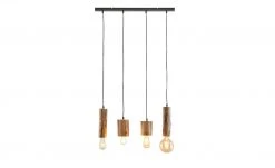 Pendelleuchte, 4-flammig, Eukalyptus-Holz -Innenleuchten Verkaufsladen 11685744 6 202101182236