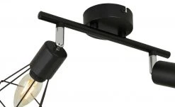 Deckenstrahler, 2-flammig, Draht schwarz -Innenleuchten Verkaufsladen 11685746 4 202101202235