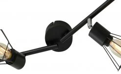 Deckenstrahler, 4-flammig, Draht schwarz -Innenleuchten Verkaufsladen 11685749 6 202101202235