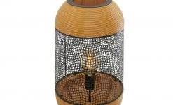 Stehleuchte, 1-flammig, Bambus-Optik/ Metall -Innenleuchten Verkaufsladen 11685752 3 202012231314