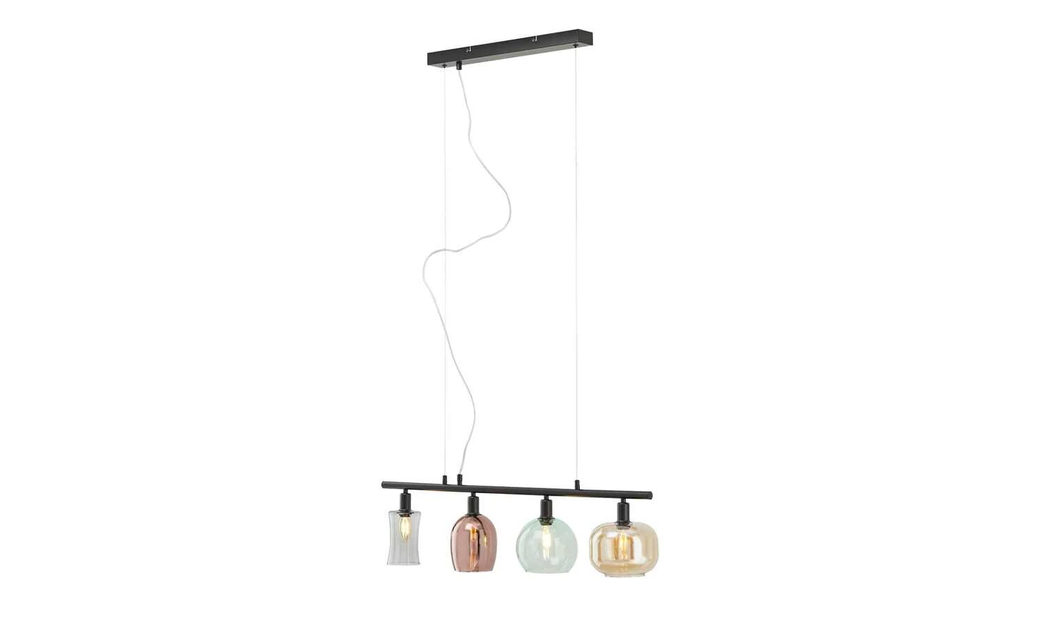 Pendelleuchte,4-flammig, bunte Gläser 7 Pendelleuchte,4-flammig, bunte Gläser – Bild 7