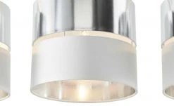 Pendelleuchte, 4-flammig, Weiß/silberfarben -Innenleuchten Verkaufsladen 11685842 2 202011202242