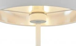 Tischleuchte, 1-flammig, weiß/silberfarben -Innenleuchten Verkaufsladen 11685846 1 202008192237