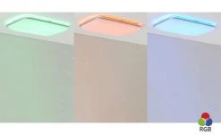 Meisterleuchten LED-Deckenleuchte, Acryl weiß, rechteckig