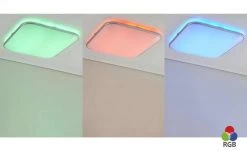 Meisterleuchten LED-Deckenleuchte, Acryl weiß, quadratisch