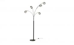 Meisterleuchten Bogenleuchte, 5-flammig, schwarz / Rauchglas -Innenleuchten Verkaufsladen 11685898 17 202204191232