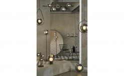 Meisterleuchten LED-Krone 6-flammig, schwarzchrom/Rauchglas 12 Meisterleuchten LED-Krone 6-flammig, schwarzchrom/Rauchglas -Innenleuchten Verkaufsladen 11685902 8 202202242232