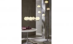 Meisterleuchten LED-Krone 6-flammig, chrom