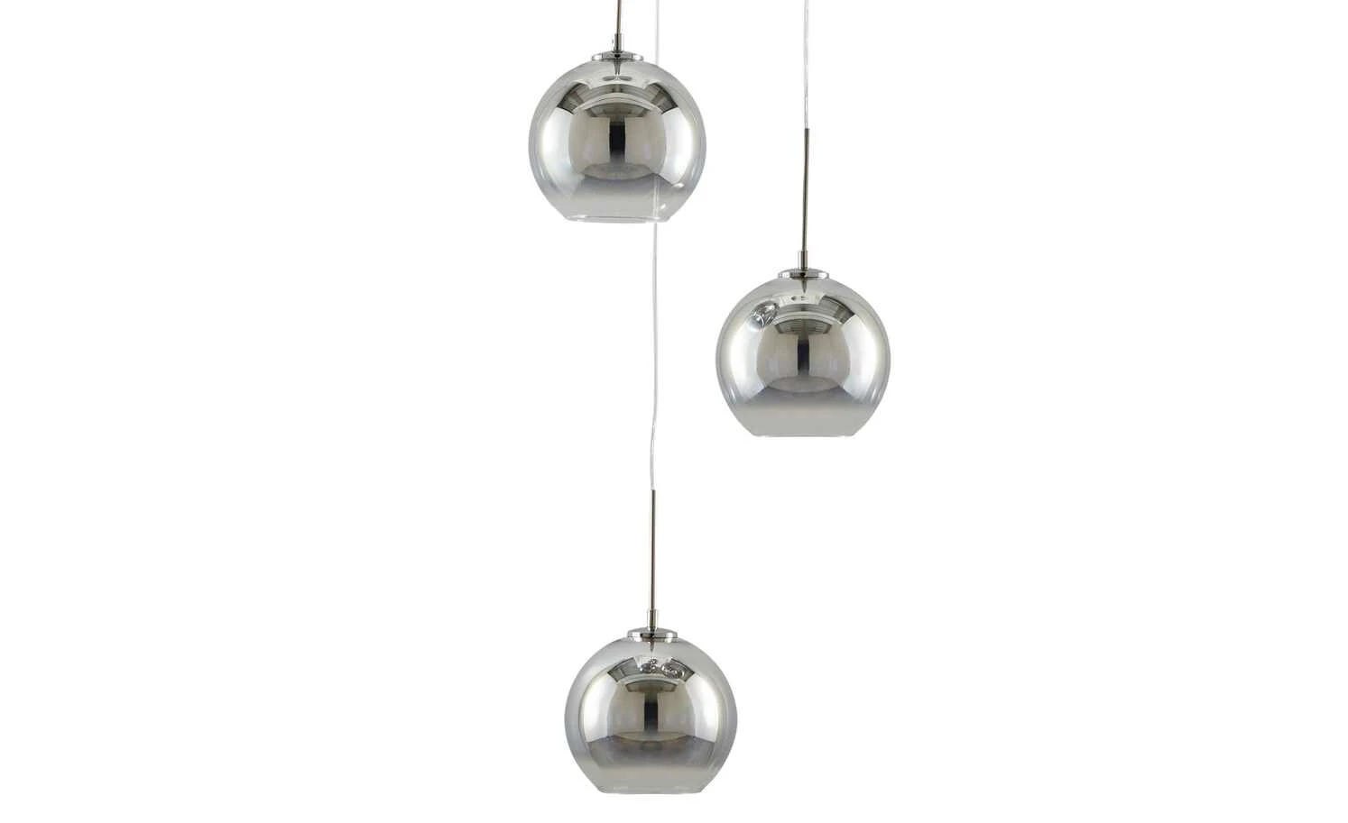 Meisterleuchten LED-Pendelleuchte, chrom Glas chromfarben beschichtet 2 Meisterleuchten LED-Pendelleuchte, chrom Glas chromfarben beschichtet – Bild 2