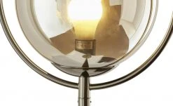 KHG Stehleuchte, 1-flammig, schwarz-chrom mit Rauchglas -Innenleuchten Verkaufsladen 11685909 3 202108172240