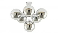 Meisterleuchten Deckenleuchte, 6-flammig, chrom / Rauchglas -Innenleuchten Verkaufsladen 11685912 5 202109151233