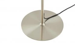 KHG LED-Stehleuchte, 1-flammig, Nickel-matt mit Stoffschirm -Innenleuchten Verkaufsladen 11685915 4 202108201246