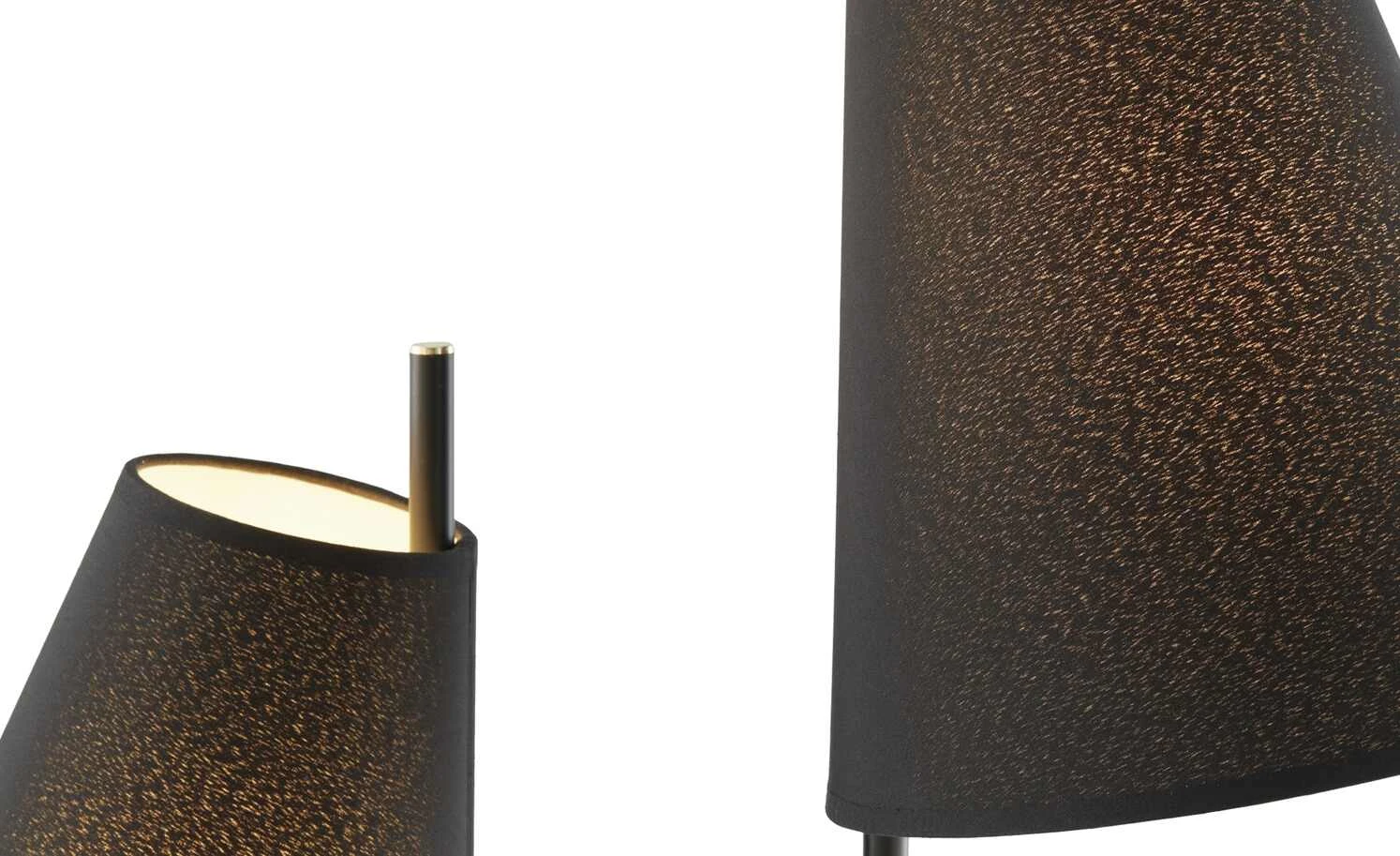 KHG Stehleuchte, 2-flammig, schwarz 6 KHG Stehleuchte, 2-flammig, schwarz – Bild 6