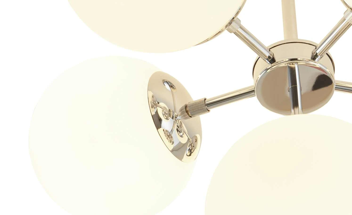 Meisterleuchten Deckenleuchte, 6-flammig, chrom/ Glaskugel 5 Meisterleuchten Deckenleuchte, 6-flammig, chrom/ Glaskugel – Bild 5