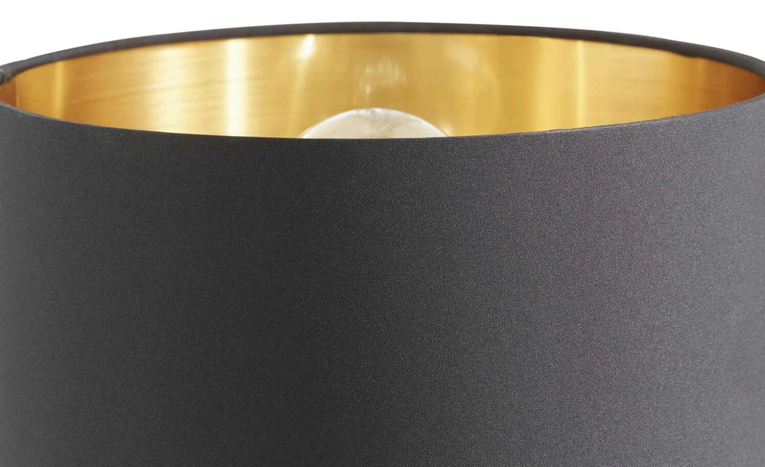 KHG Tischleuchte, 1-flammig, schwarz/goldfarben 6 KHG Tischleuchte, 1-flammig, schwarz/goldfarben – Bild 6