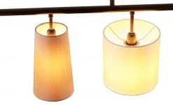 KHG Pendelleuchte, 5-flammig, schwarz, verschiedene Stoffschirme -Innenleuchten Verkaufsladen 11685931 5 202109151233